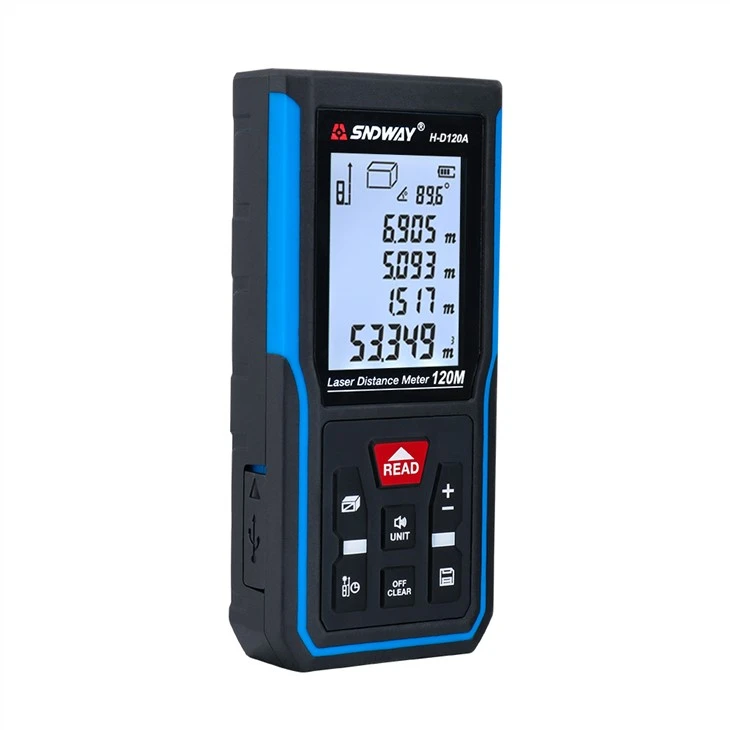 Akumulator laserowy linijka elektroniczna 120m